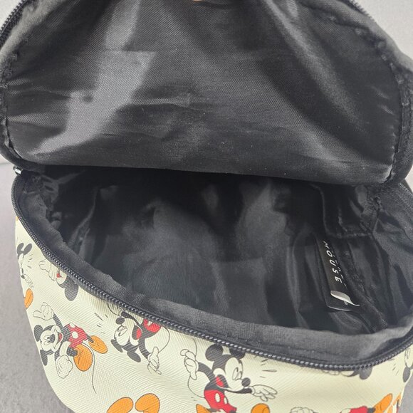 Disney Mickey Mouse Small Backpack, Tan w/Mickey, Two Pocket, Adj Straps, NWOT - Picture 9 of 9